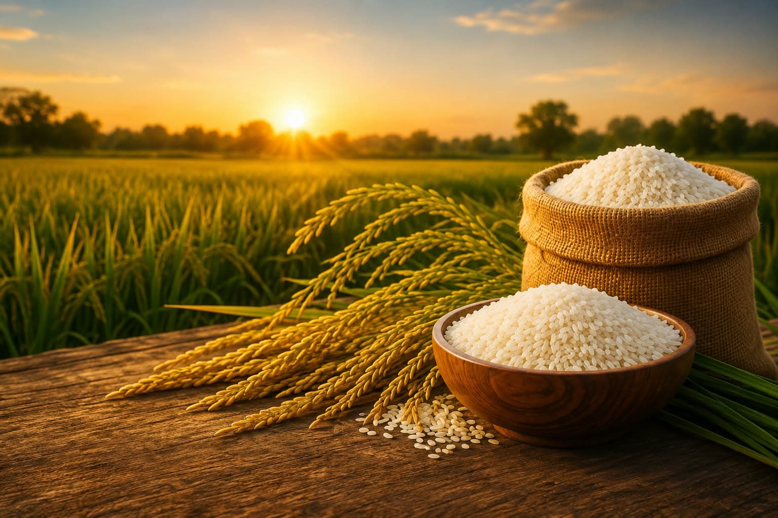 Rice fields